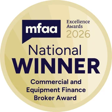 National Winner, MFAA Commercial & Equipment Finance Broker Award
